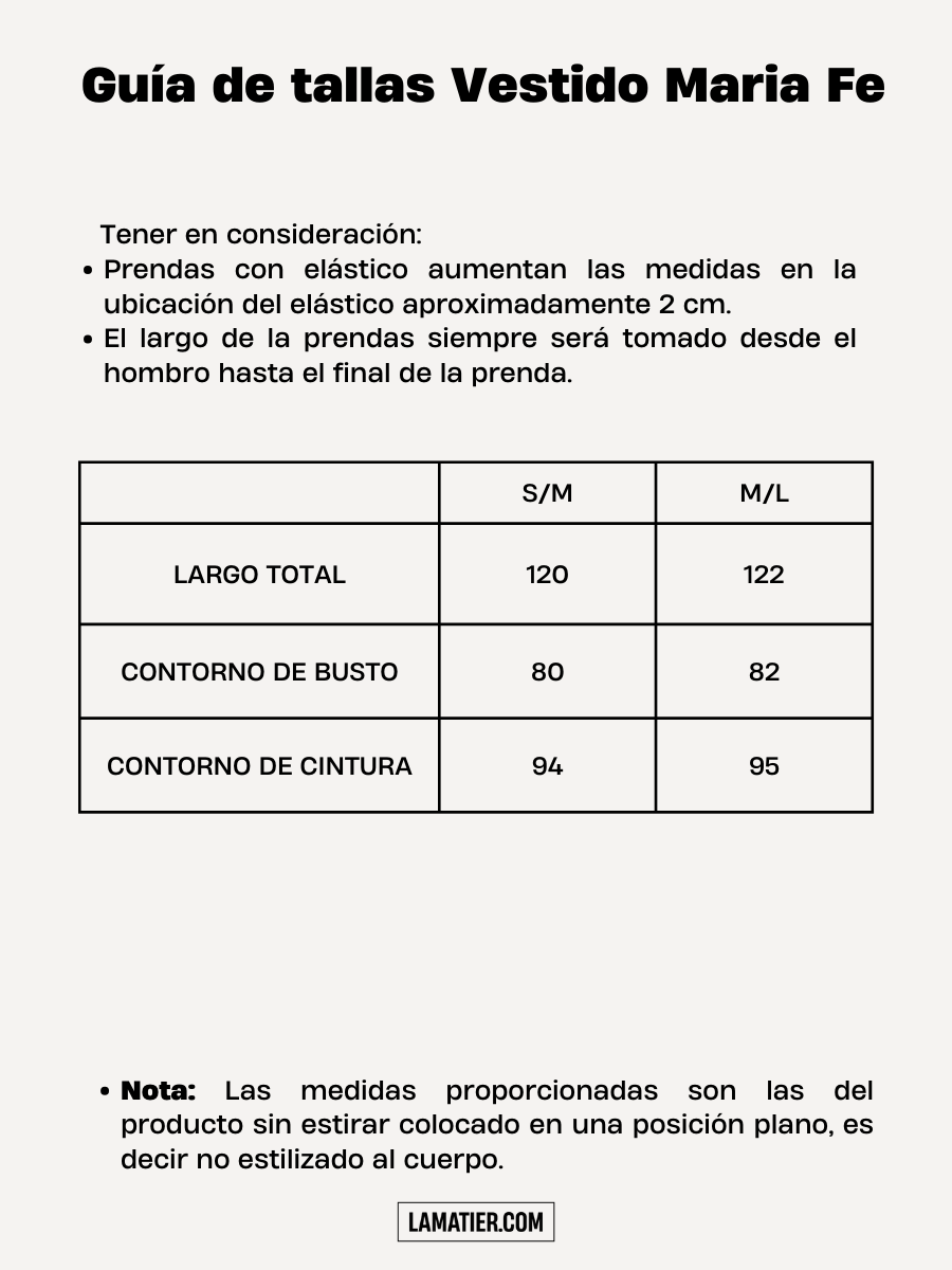 Vestido María Fe Beige