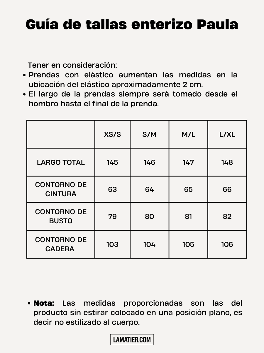 Enterizo Paula Negro