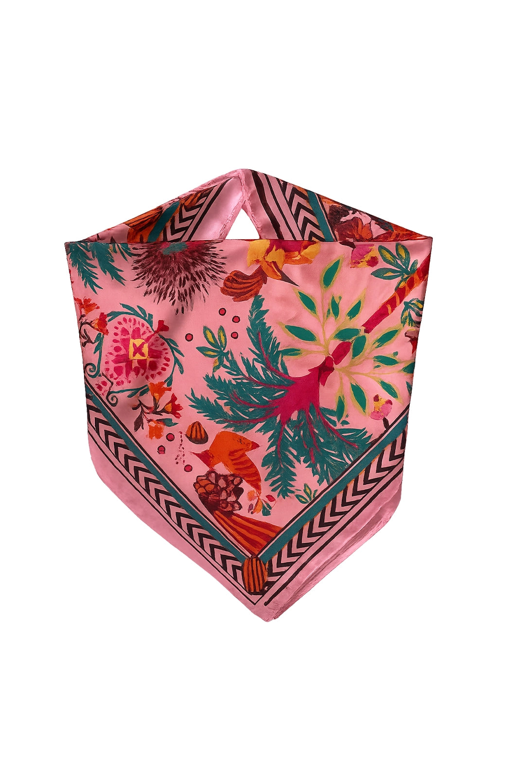 Pañuelo Tulipanes Rosado