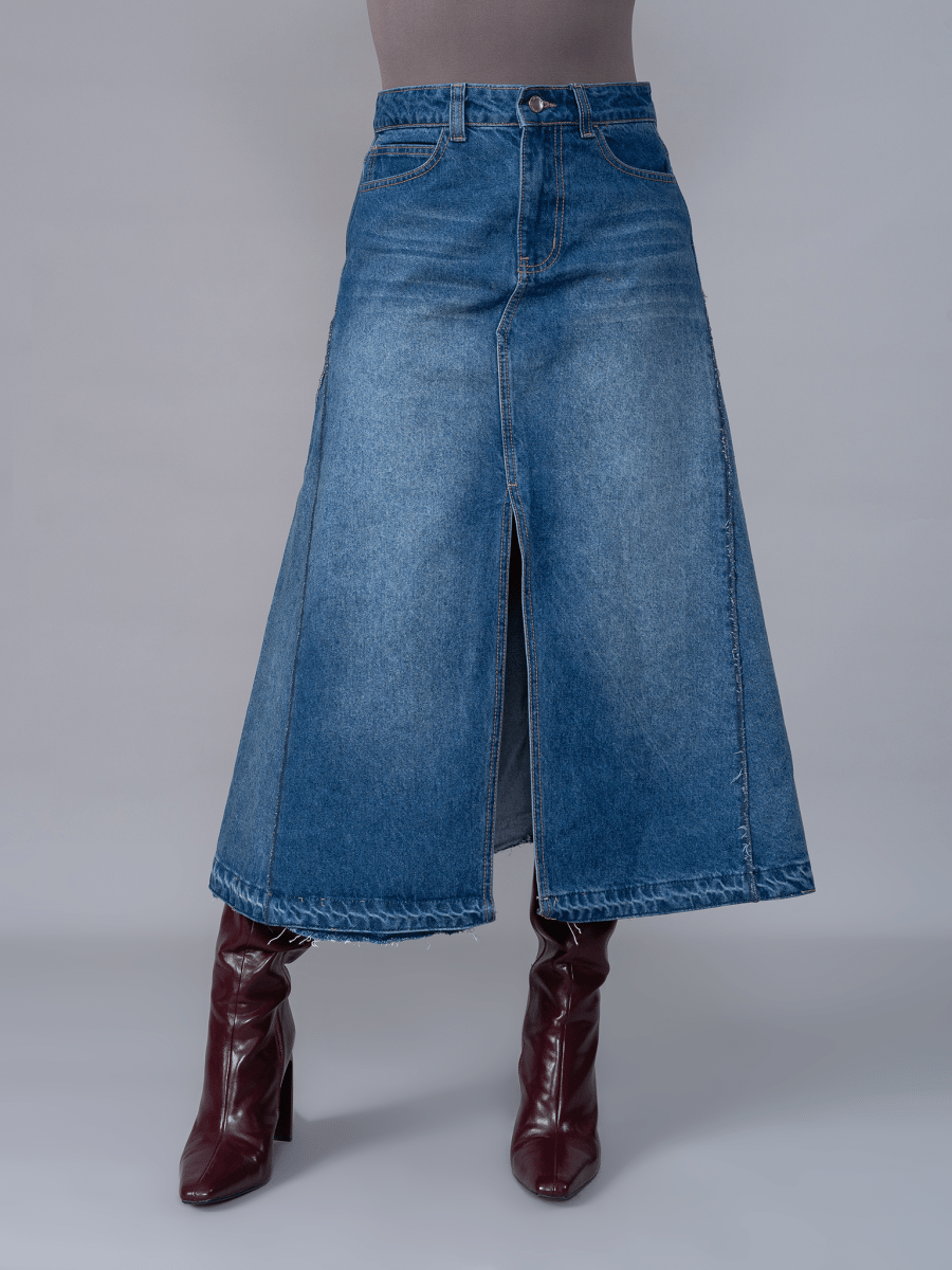 Falda Denim Carla - Falda de La Matier