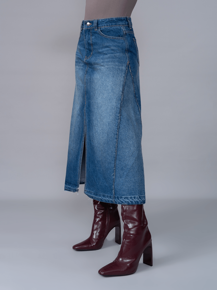 Falda Denim Carla - Falda de La Matier