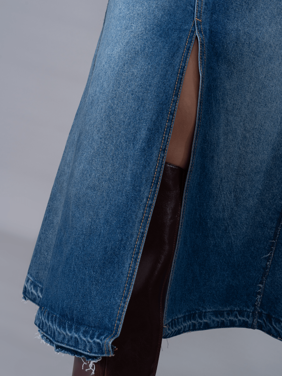 Falda Denim Carla - Falda de La Matier