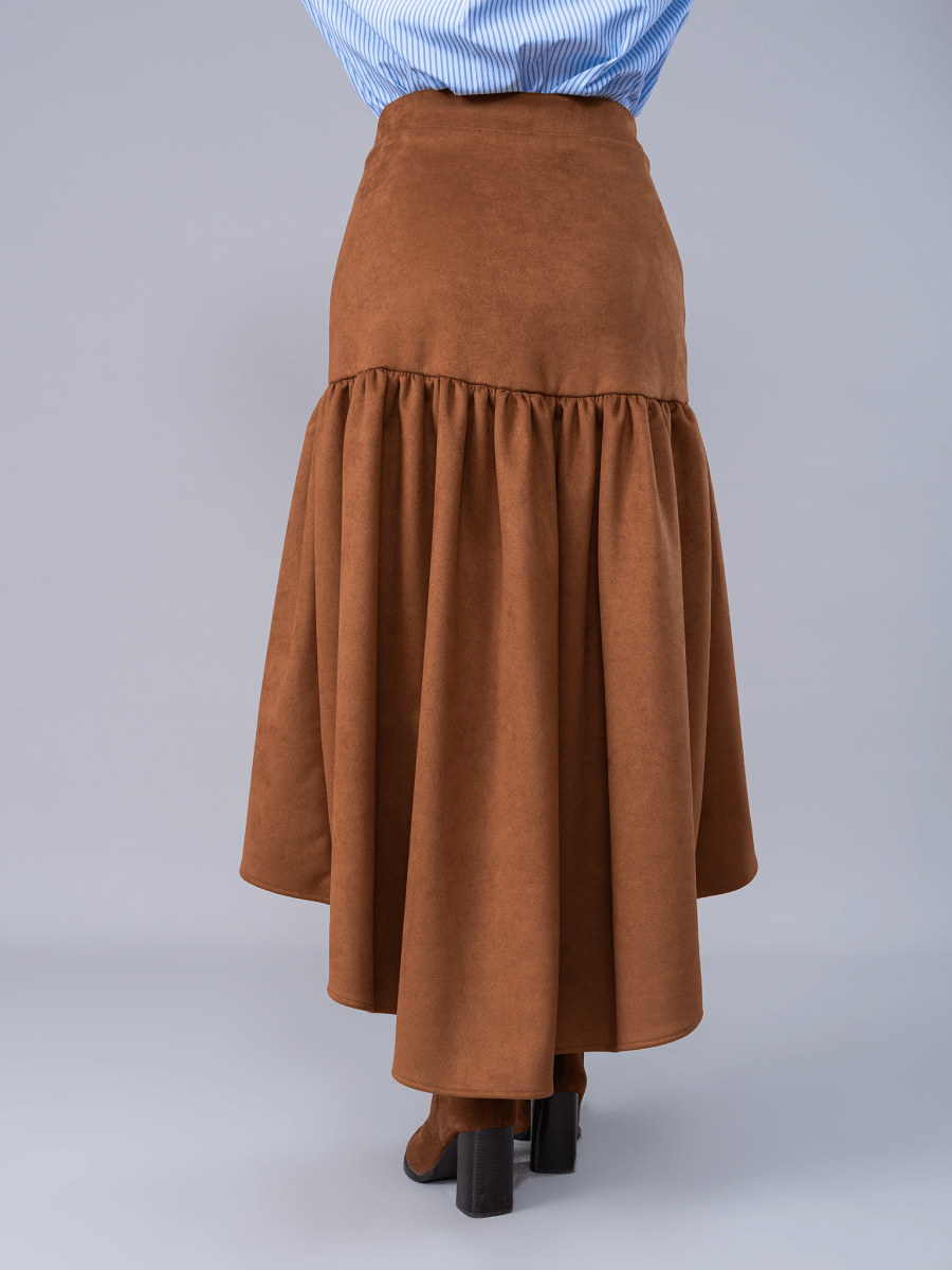 Falda Greta Camel - Falda de La Matier