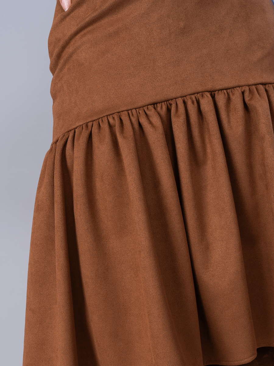 Falda Greta Camel - Falda de La Matier