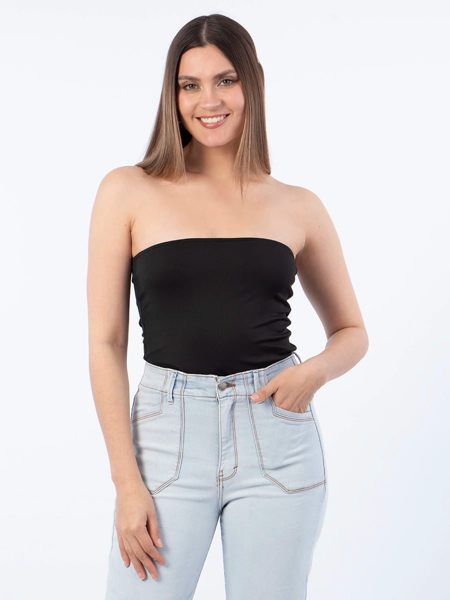 Top Strapless Negro