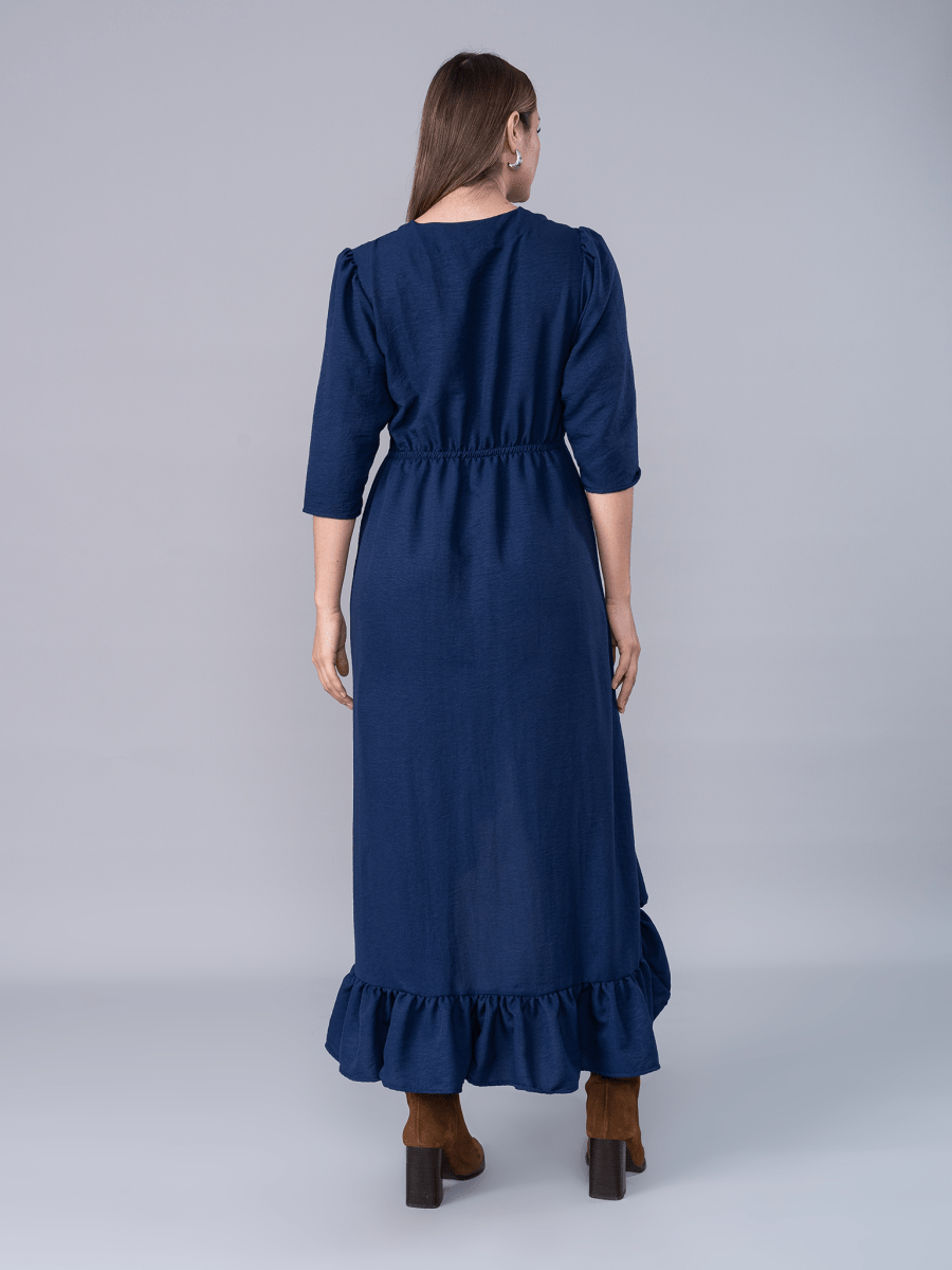 Vestido Mariella Azul - Vestido de La Matier
