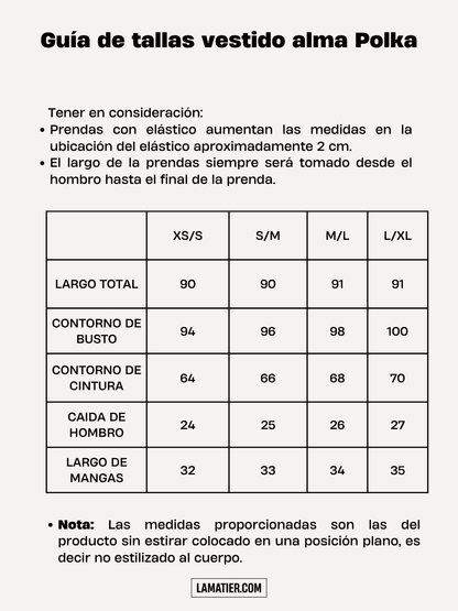 Vestido Corto Alma Polka