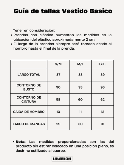 Vestido Básico Navy