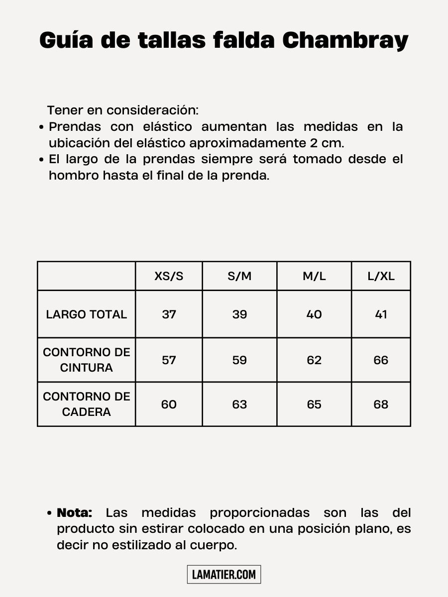 Falda Chambray Bordado