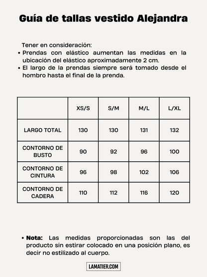 Vestido Alejandra Beige