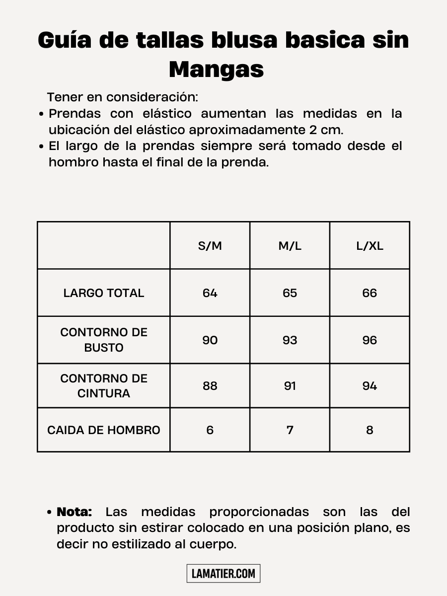 Blusa Básica Perla sin Mangas
