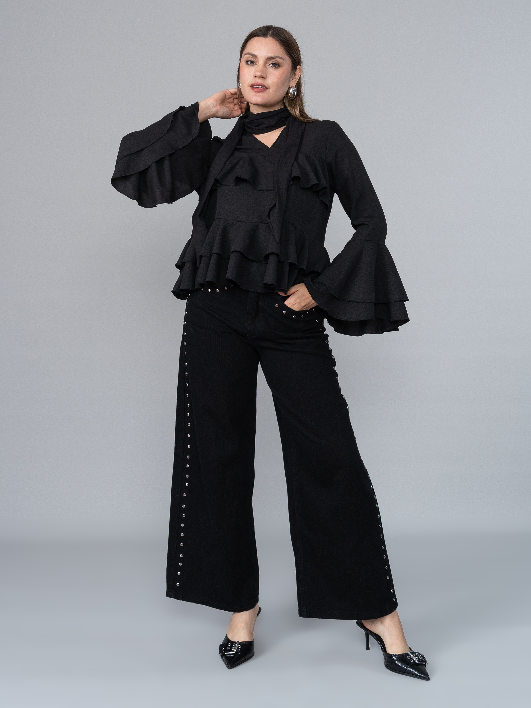 Blusa Boho Negro