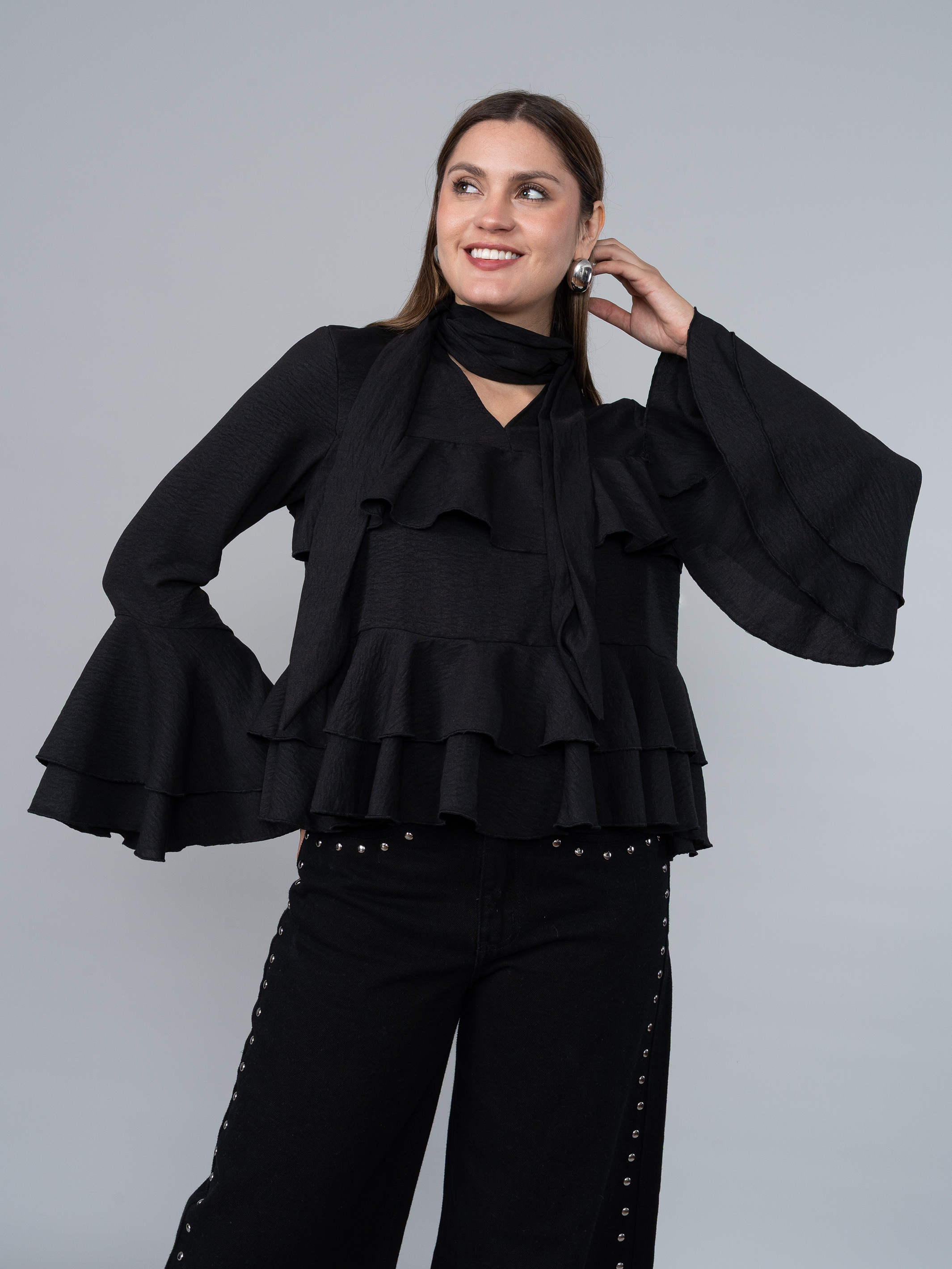 Blusa Boho Negro