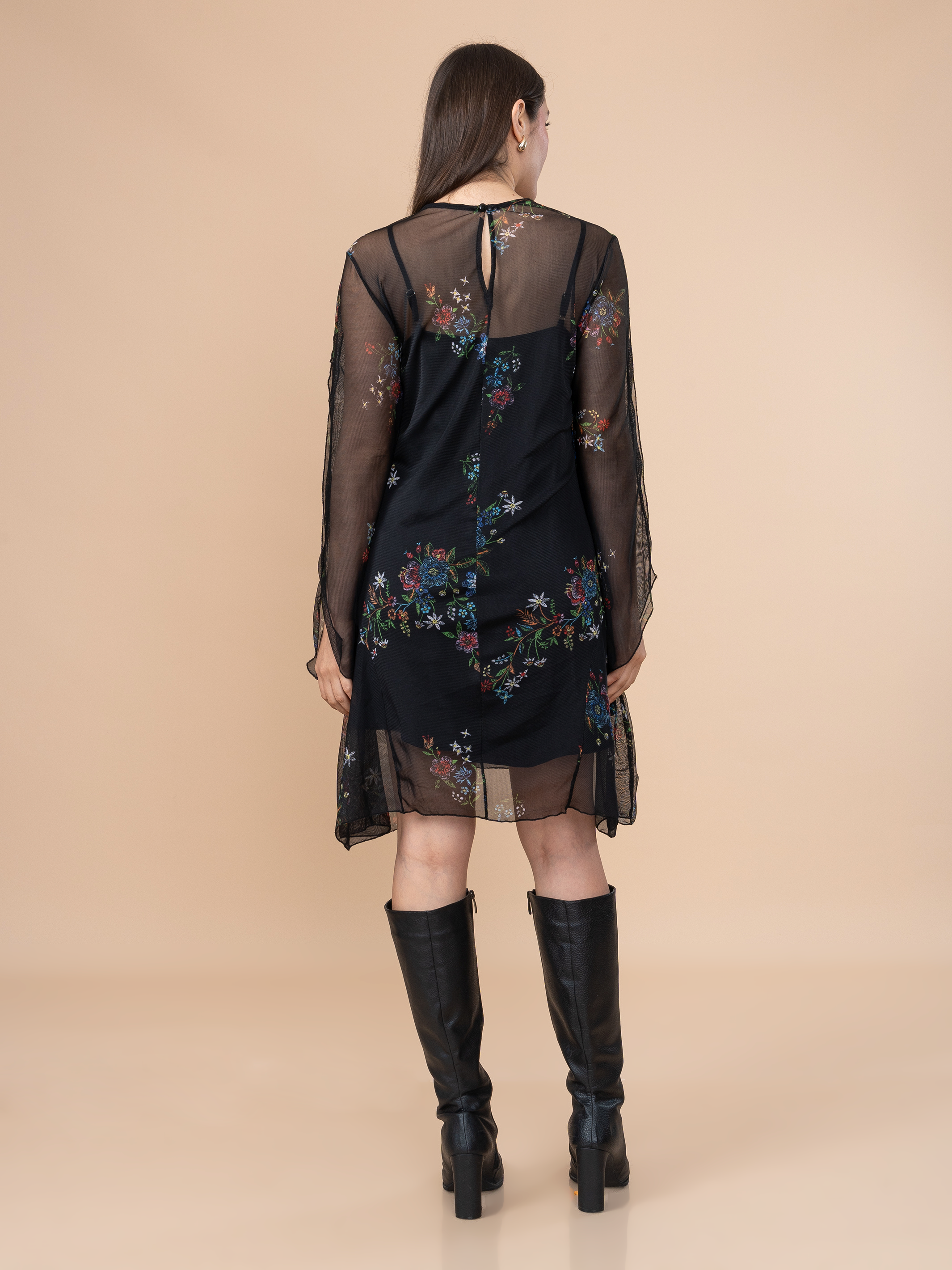 VESTIDO ERIKA  NEGRO