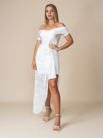 Falda  Amelia Blanca
