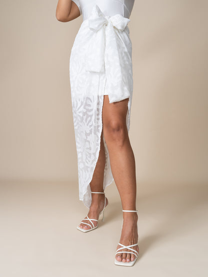 Falda  Amelia Blanca