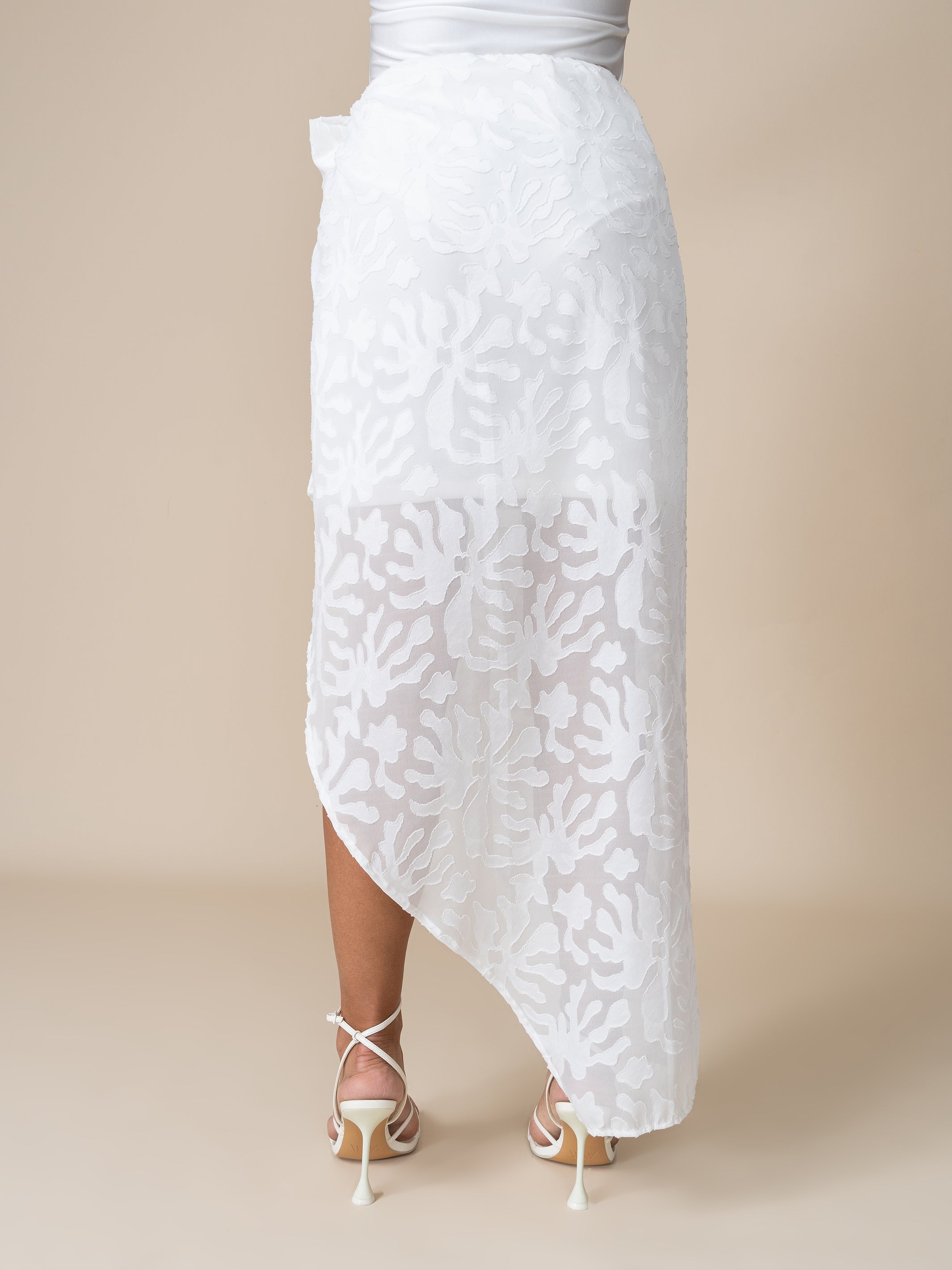 Falda  Amelia Blanca