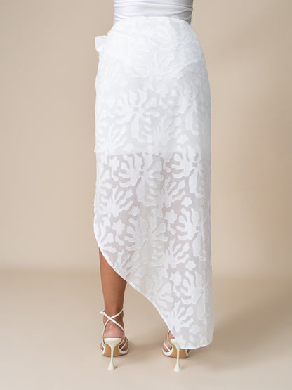 Falda  Amelia Blanca