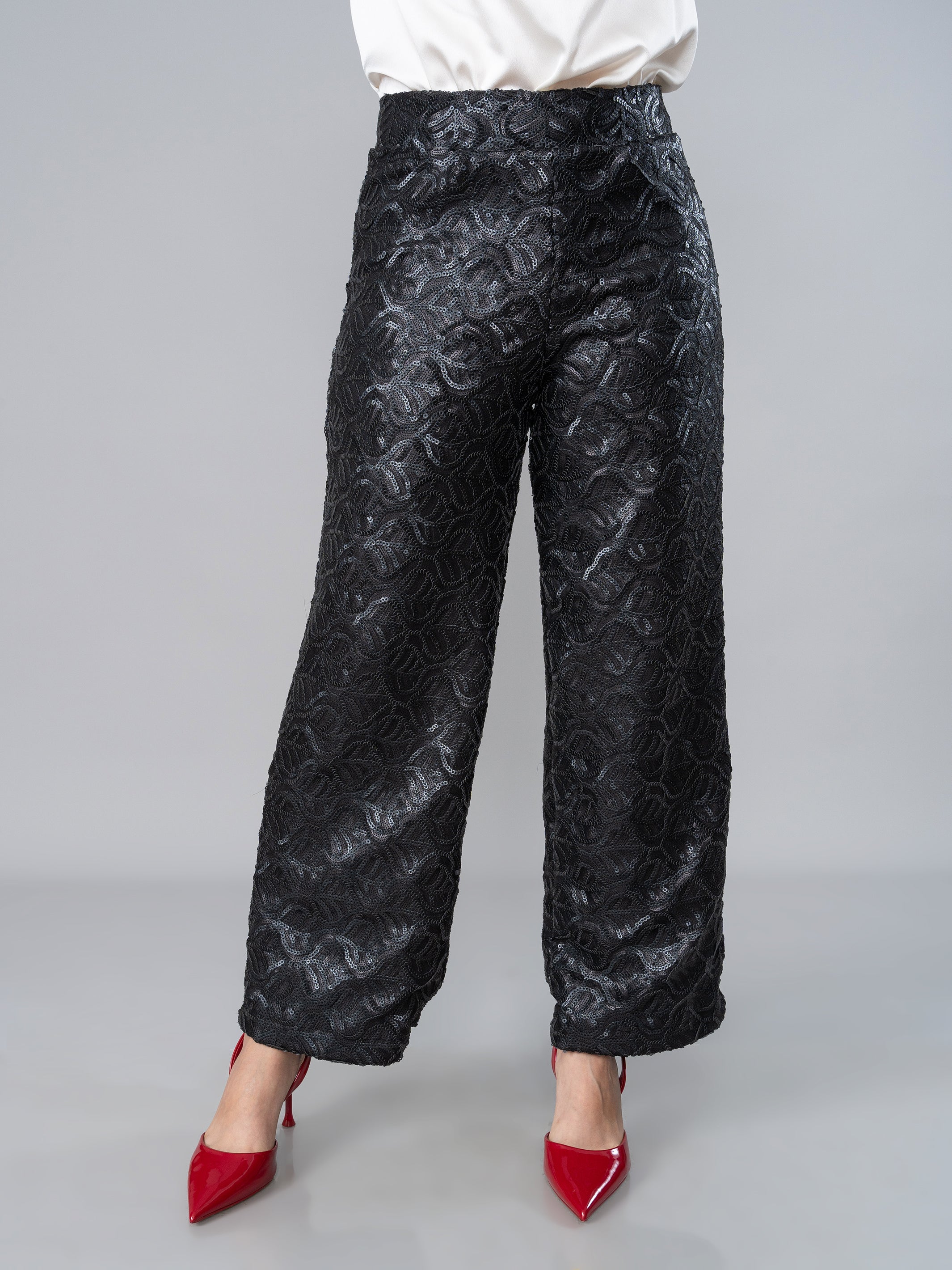 Pantalón de Lentejuelas Negro