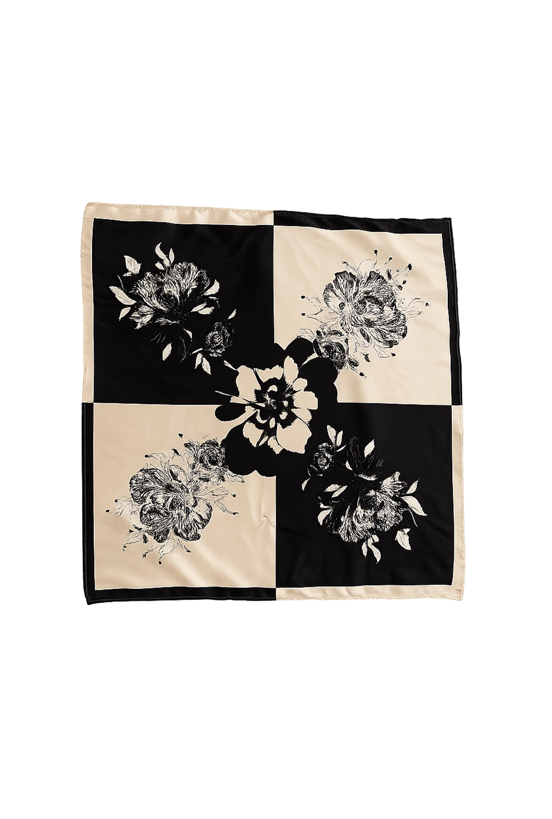 Pañuelo Cuadros Negro