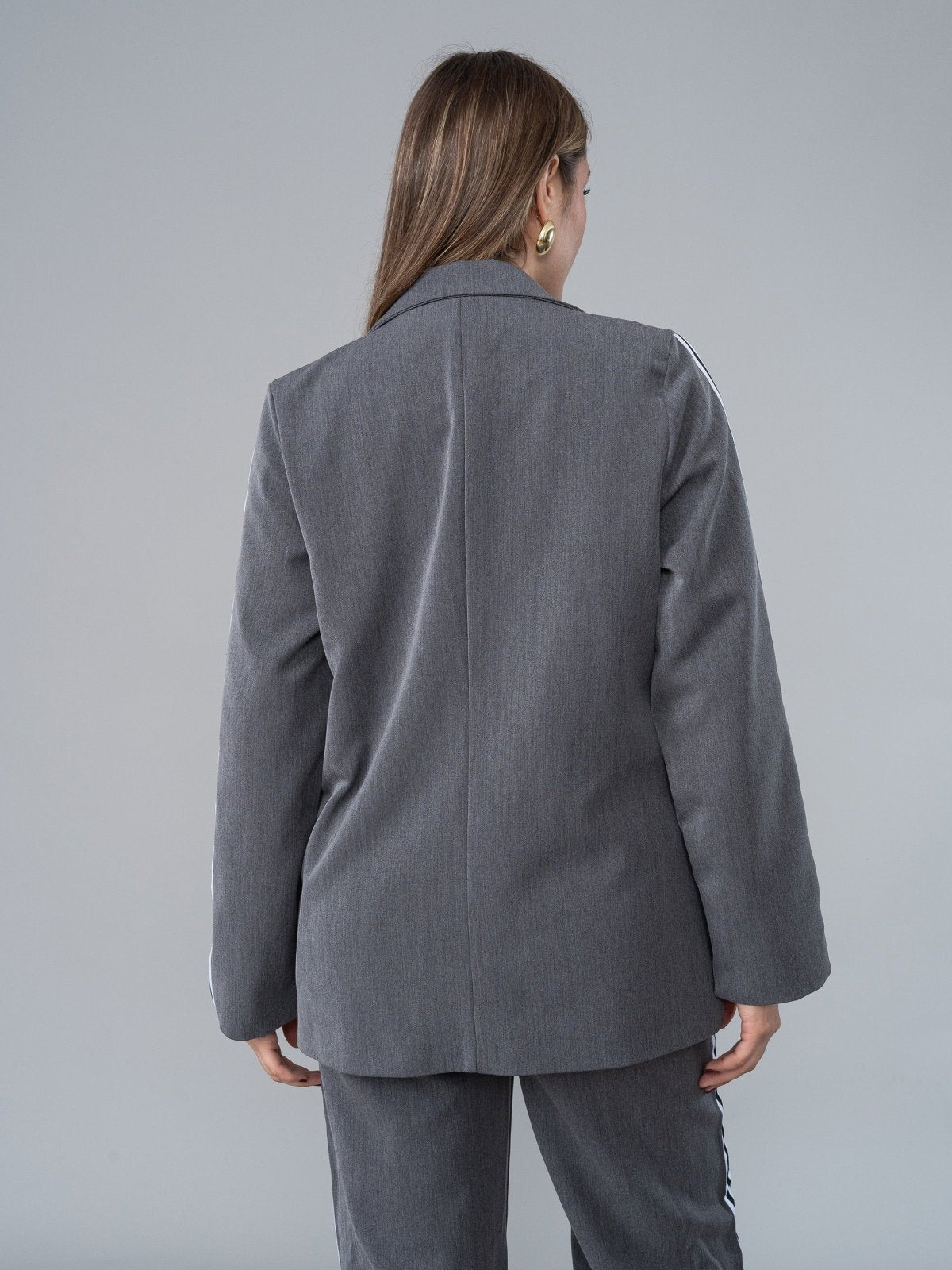 Blazer Sofia Gris Sport - blazer de La Matier