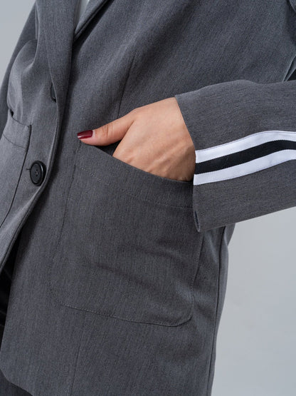 Blazer Sofia Gris Sport - blazer de La Matier