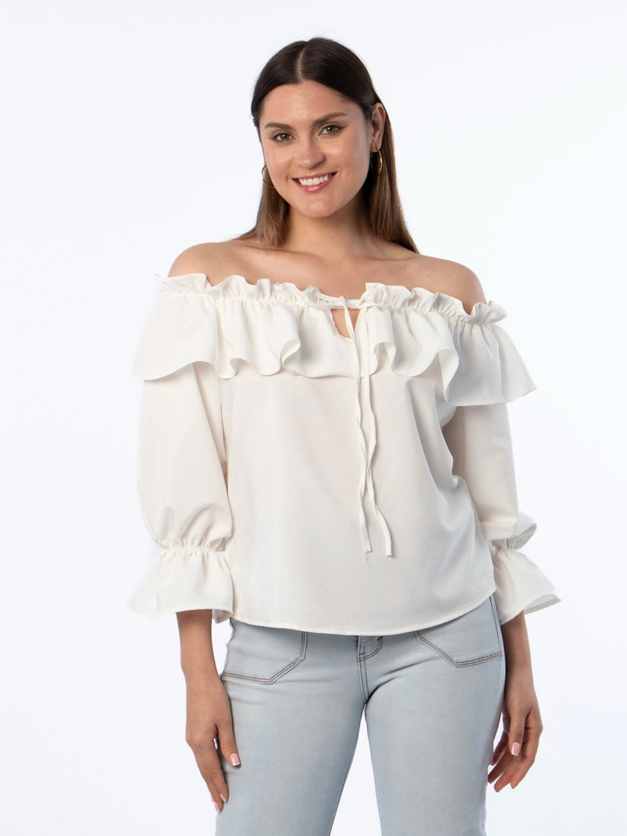 Blusa Lorena Blanca