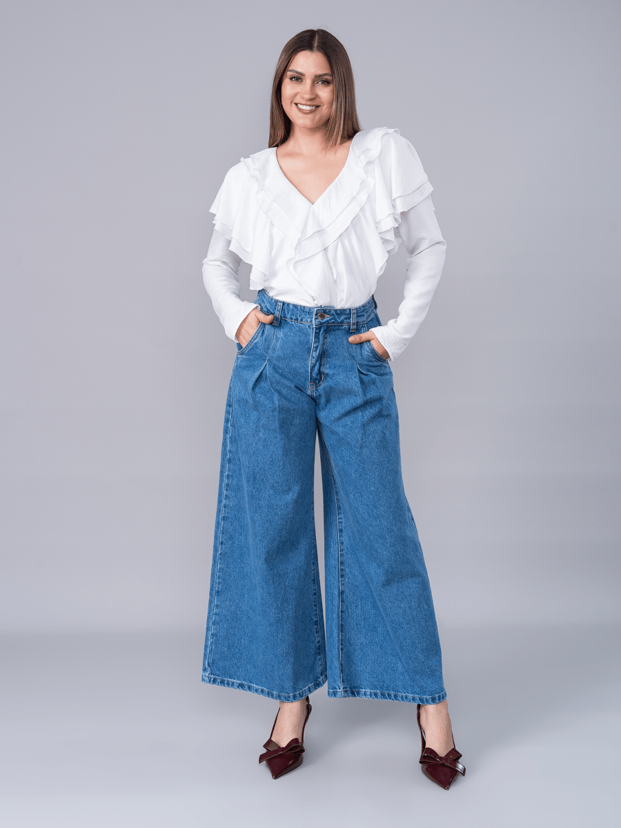Blusa Margaret Blanca - Blusa de La Matier