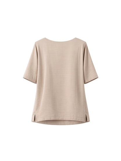 Blusa Básica en Beige