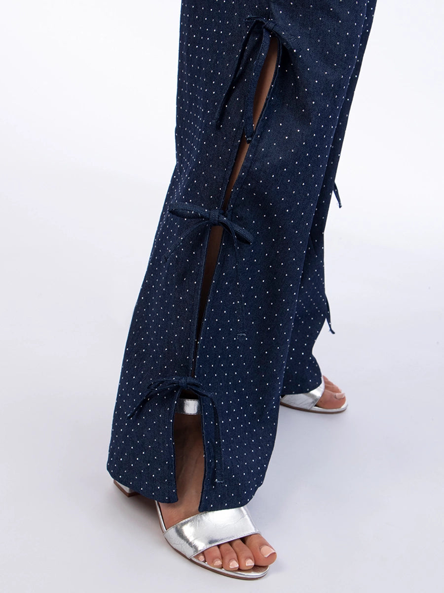 Pantalón Letty  Chambray de Brillos