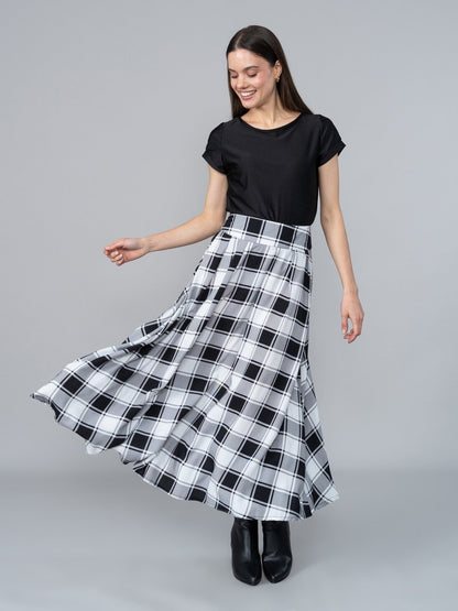 Falda Krista Escoses en Chalis - Falda de La Matier