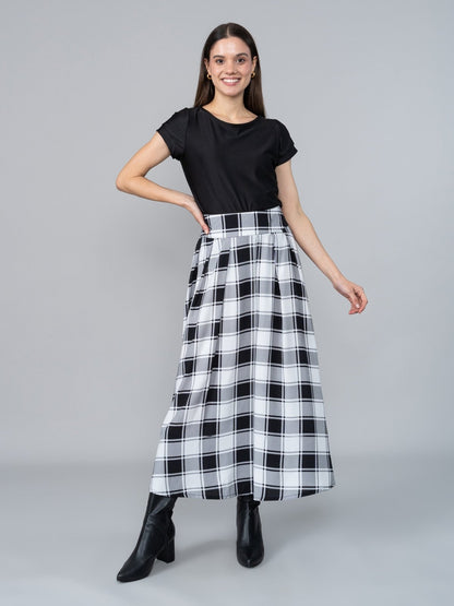 Falda Krista Escoses en Chalis - Falda de La Matier