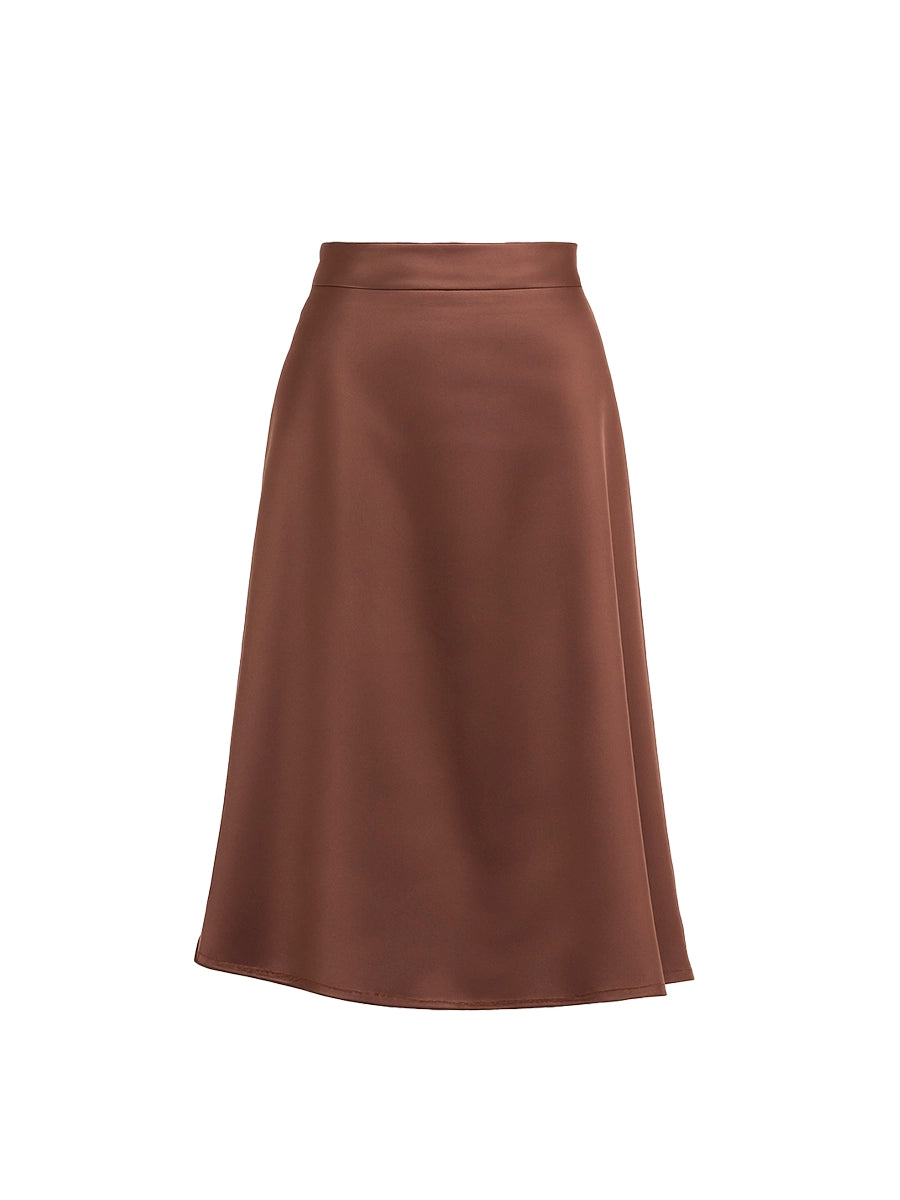 Falda Lira Marrón