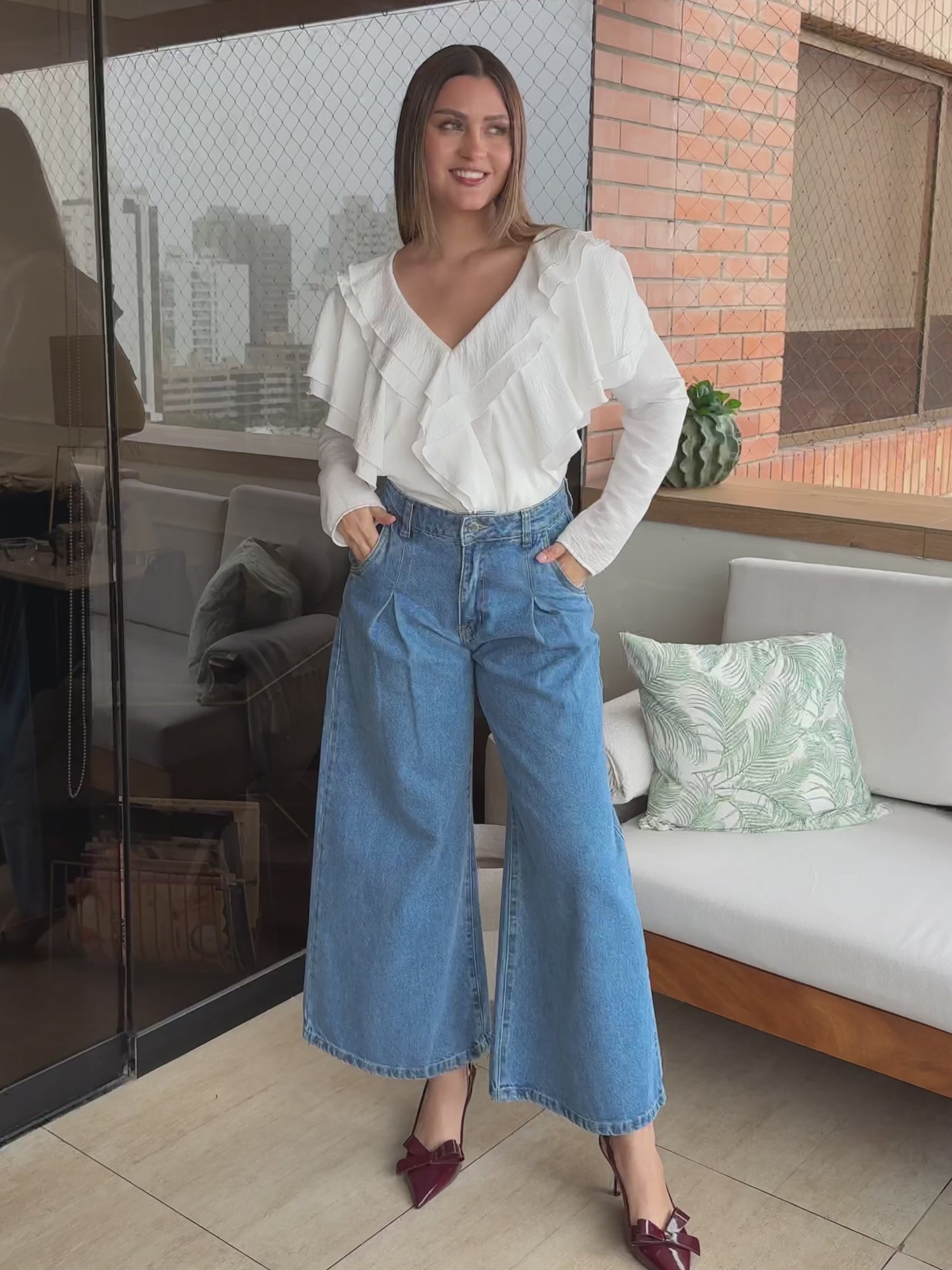 Blusa Margaret Blanca