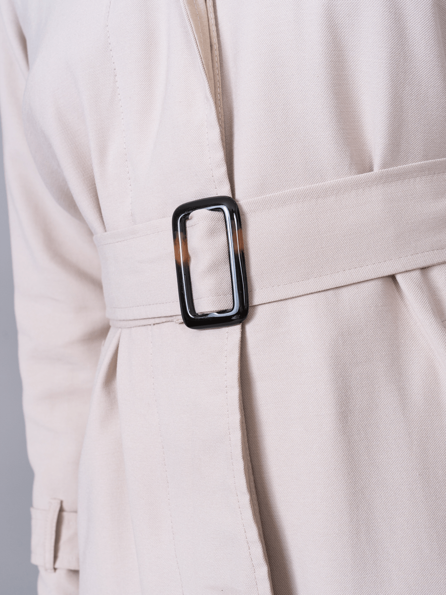 Trench Coat Largo Beige - Trench de La Matier
