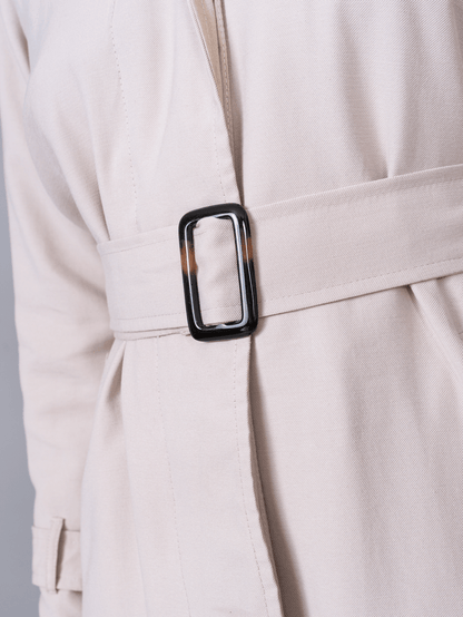 Trench Coat Largo Beige - Trench de La Matier