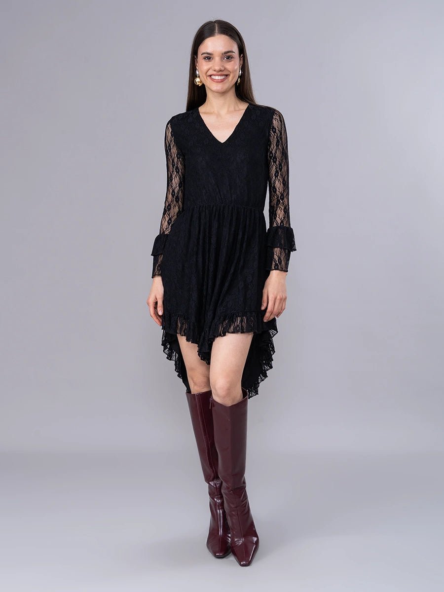 Vestido Dalia Negro - Vestido de La Matier