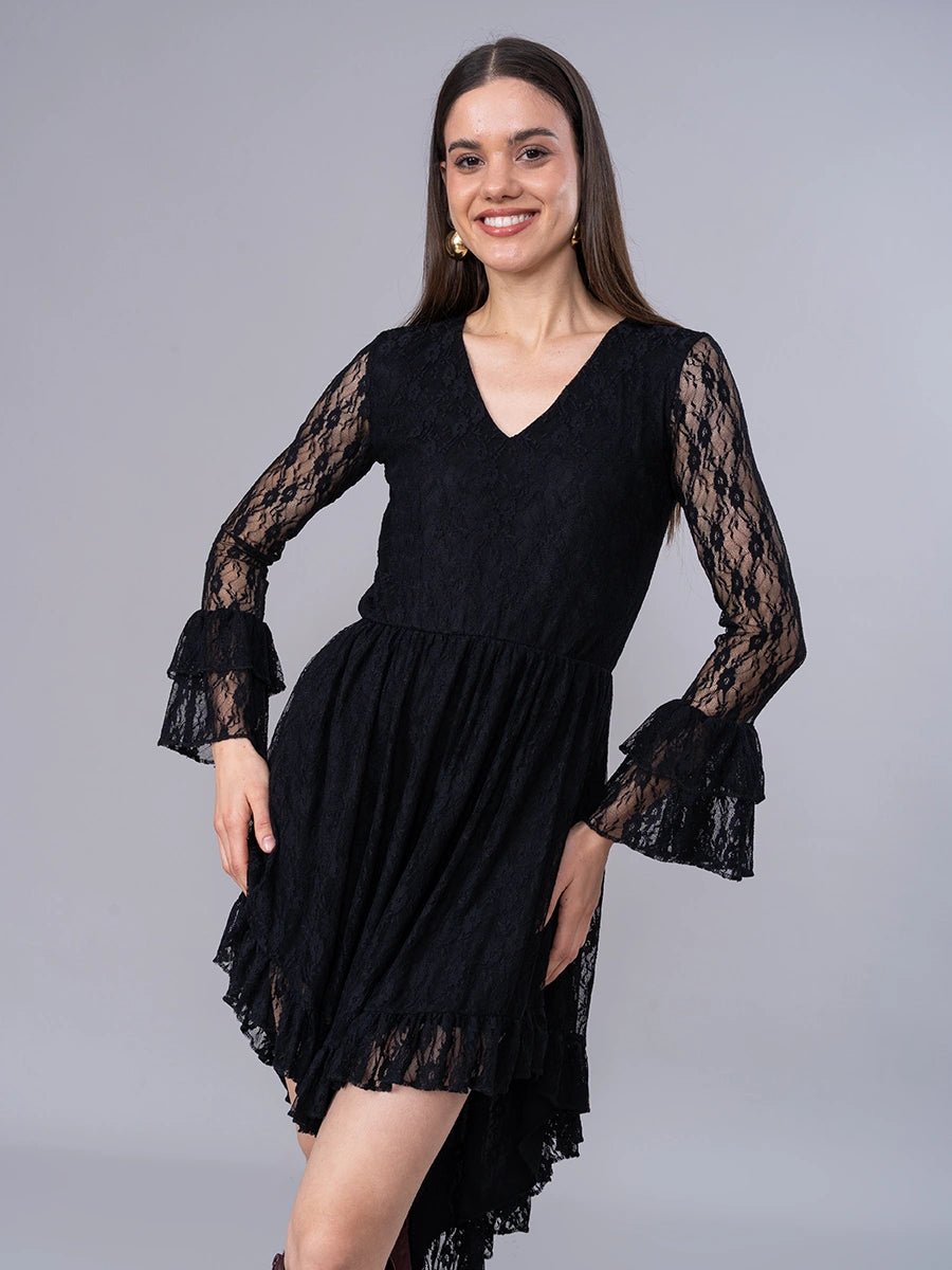 Vestido Dalia Negro - Vestido de La Matier