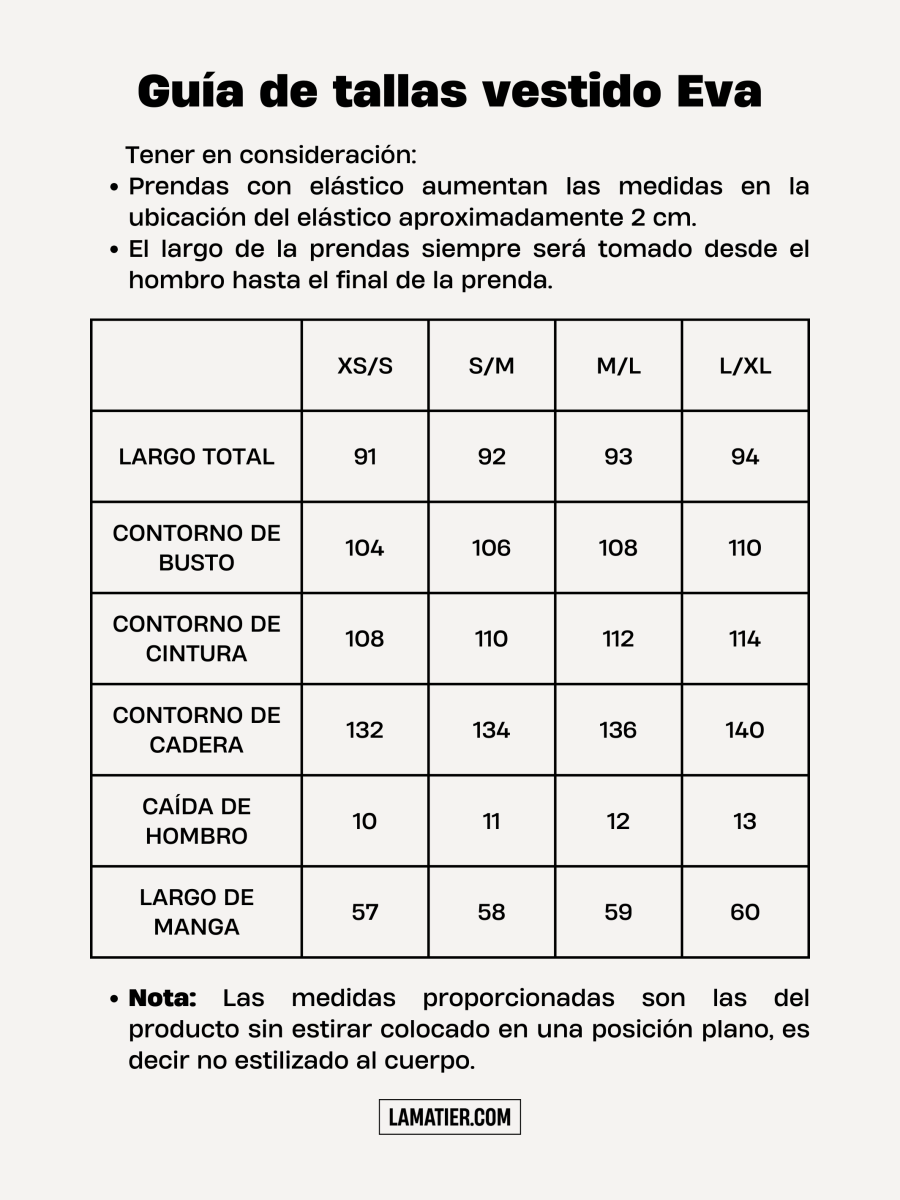 Vestido Eva Beige en Chalis - SALE de La Matier