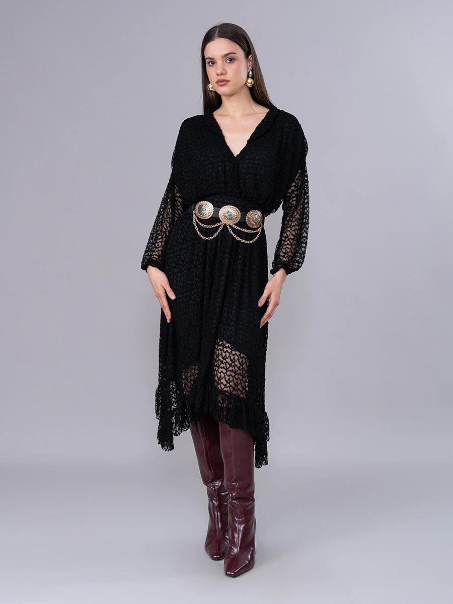 Vestido Lua negro - Vestido de La Matier