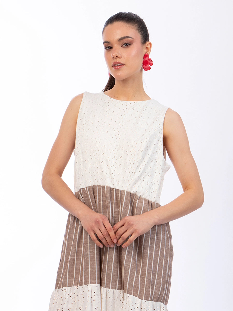 Vestido Alejandra Beige