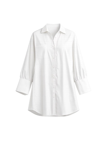 Vestido Camisero Blanco