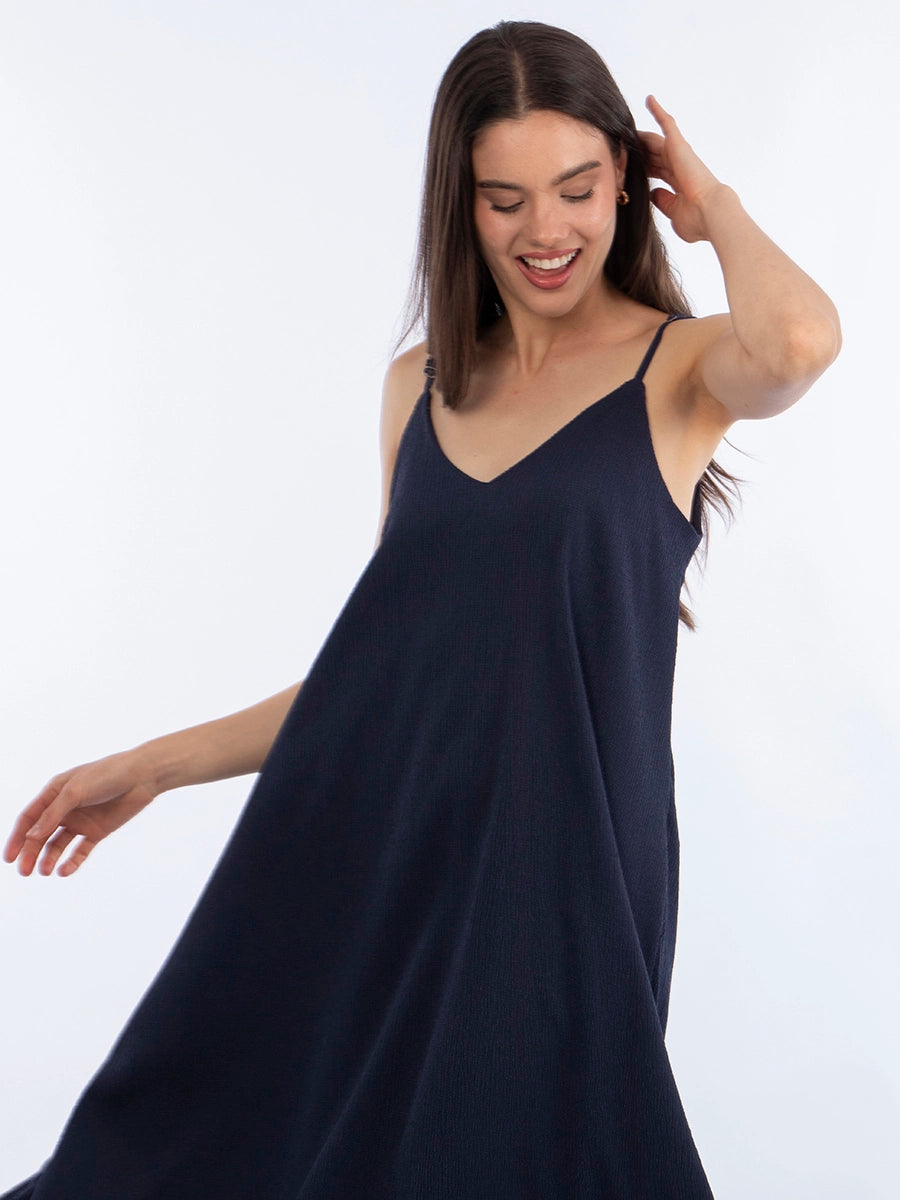 Vestido María Fe Navy