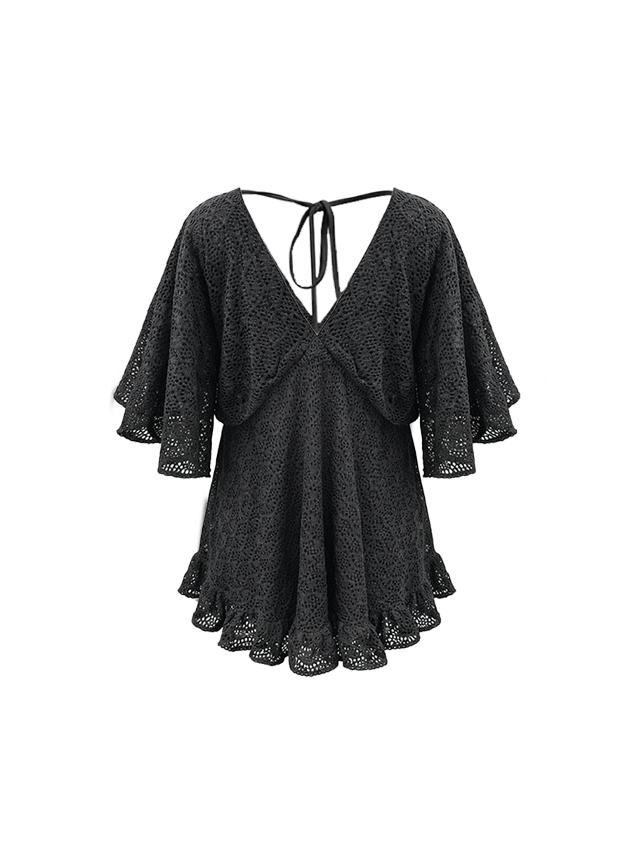 Vestido Tejido Estela Negro